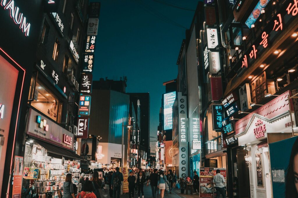 韓国の街並みイメージ